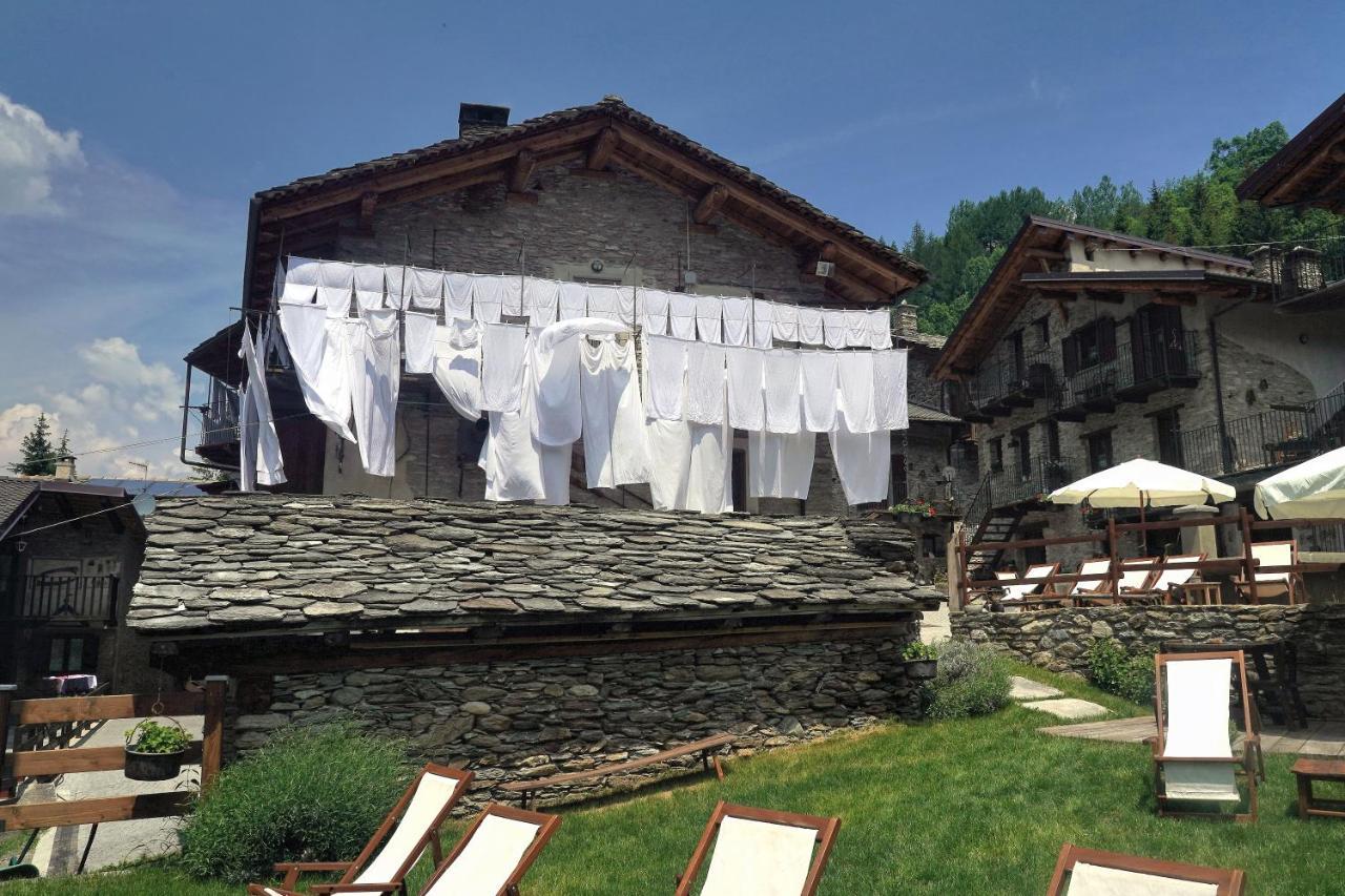 Pensione Albergo Diffuso Ceaglio Valle Maira Marmora Extérieur photo